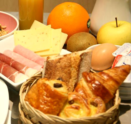 Le petit déjeuner d'Astoria Hôtel